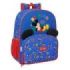 Safta Mickey Mouse Today Mochila - Adaptable a Carro - Portabotellas - Tirador Doble - Hombreras Ergonomicas Acolchadas - Bolsillo Frontal - Asa de Mano Superior - 15L - 320x120x380mm - Color Azul