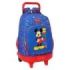 Safta Mickey Mouse Today Mochila con Carro - 33L - Bolsillo Frontal - Portabotellas - Doble Cremallera - Hombreras Acolchadas - Asa Acolchada - Tarjeta ID - Base Reforzada - 330x220x450mm - Color Azul