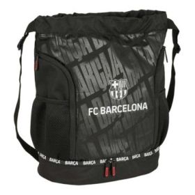 Safta F.C.Barcelona Saco Mochila - Bolsillo Interior con Cremallera - Bolsillos Laterales - Hombreras Ajustables - 21.93L - 340x150x430mm - Color Negro