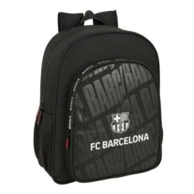 Safta F.C.Barcelona Mochila - Adaptable a Carro - Bolsillos Laterales - Doble Tirador - Hombreras Acolchadas - Asa Superior - 15L - 320x120x380mm - Color Negro