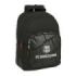 Safta F.C.Barcelona Mochila con 2 Compartimentos - Antirozaduras - Adaptable a Carro - Bolsillo Frontal - Portabotellas - Tirador Doble - Hombreras Ergonomicas - 20L - 320x150x420mm - Color Negro