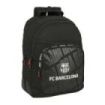 Safta F.C.Barcelona Mochila con 2 Compartimentos - Antirozaduras - Adaptable a Carro - Bolsillo Frontal - Portabotellas - Tirador Doble - Hombreras Ergonomicas - 20L - 320x150x420mm - Color Negro