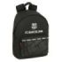 Safta F.C.Barcelona Mochila para Portatil hasta 14.1" - Interior Acolchado - Bolsillo para Tablet - Tirador Doble - Hombreras Ergonomicas - Espalda Transpirable - 20L - 310x160x410mm - Color Negro