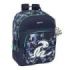 Safta el Niño Navy Mochila con 2 Compartimentos - Antirozaduras - Adaptable a Carro - Portabotellas - Cremalleras Dobles - Hombreras Acolchadas - 20L - 320x150x420mm - Color Azul Marino