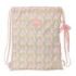 Safta VMB Saco Plano - Bolsillo con Cremallera - Cierre con Cordones - 5L - 350x10x400mm - Color Rosa