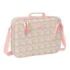Safta VMB Maletin con Cremallera - Bandolera Ajustable - Asa Forrada - Doble Tirador - Fondo Semirigido - 6L - 380x60x280mm - Color Rosa