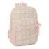 Safta VMB Mochila Adaptable a Carro - Tirador Doble - Bolsillo Frontal - Hombreras Acolchadas - Asa Superior - 19.30L - 300x140x460mm - Color Rosa