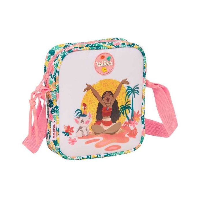 Safta Vaiana Bolsito con Bandolera - 1L - Ideal para Uso Diario - 160x40x180mm - Color Verde