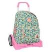 Safta Vaiana Mochila para Portatil hasta 14.1" - Portabotellas - Tirador Doble - Hombreras Ergonomicas - Espalda Acolchada - Asa Superior - Mochila Extraible - 17.35L - 310x130x430mm - Color Verde