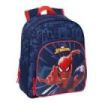 Safta Spider-Man Mochila Infantil - Adaptable a Carro - Portabotellas - Hombreras Acolchadas - Bolsillo Frontal - Asa Superior - 9L - 270x100x330mm - Color Azul Marino