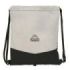 Safta Kappa Grey Saco Plano - Bolsillo con Cremallera - Cierre con Cordones - 5L - Ligero y Compacto - 350x10x400mm - Color Negro y Gris