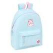 Safta Pembe The Pink Cat Mochila - Bolsillo Frontal - Hombreras Acolchadas - Doble Tirador en Cremallera - Asa Superior - 20.80L - 330x150x420mm - Color Azul Claro