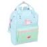 Safta Pembe The Pink Cat Mochila para Portatil hasta 13" - Bolsillo con Cremallera - Asas Superiores - Bolsillo Frontal - Doble Tirador - Hombreras Acolchadas - 270x190x400mm - Color Azul Claro