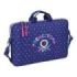 Safta Benetton Drop Maletin para Portatil hasta 15.6" - Cremallera - Interior Acolchado - Asas de Mano - Doble Cremallera - 4L - 400x40x270mm - Color Azul Oscuro