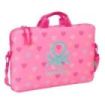 Safta Benetton Heart Maletin para Portatil hasta 15.6" - Interior Acolchado - Bandolera Ajustable - Asas de Mano - Doble Tirador - 4L - 400x40x270mm - Color Rosa