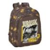 Safta Jurassic World Mochila Infantil - Adaptable a Carro - Portabotellas - Hombreras Acolchadas - Bolsillo Frontal - Asa Superior - 9L - 270x100x330mm - Color Marron