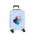 Safta Frozen Maleta Trolley de Cabina 20” - Cierre con Candado - Interior Forrado - Bolsillo de Red - Cintas con PVC - Ruedas Giratorias - Asa Extensible - 345x200x550mm - Color Azul
