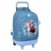 Safta Frozen Mochila con Carro - Extraible - Bolsillo Frontal - Portabotellas - Tirador Doble - Hombreras Acolchadas - Asa Acolchada - Tarjeta ID - Base Reforzada - 33L - 330x220x450mm - Color Azul