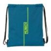 Safta Munich Land Saco Plano - Bolsillo con Cremallera - Cierre con Cordones - 5L - Ligero y Practico - 350x10x400mm - Color Azul Oscuro