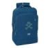 Safta Harper and Neyer Mochila para Portatil hasta 15.6" - Conector USB - Respaldo Acolchado Ergonomico - Portabotellas - Bolsillo Frontal - Tirador Doble - 290x150x440mm - Color Azul Marino