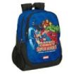 Safta Avengers Mochila Adaptable a Carro - Portabotellas - Dos Compartimentos Grandes - Tirador Doble - Hombreras Ergonomicas - Asa Superior - 23L - 320x160x440mm - Color Azul Oscuro