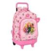 Safta Princesas Disney Mochila con Carro - Extraible - Bolsillo Frontal - Portabotellas - Tirador Doble - Hombreras Acolchadas - Asa Acolchada - Tarjeta ID - 33L - 330x220x450mm - Color Rosa