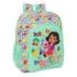 Safta Dora Mochila - Adaptable a Carro - Portabotellas - Doble Tirador en Cremallera - Hombreras Ergonomicas Acolchadas - Asa de Mano Superior - 15L - 320x120x380mm - Color Menta