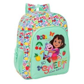 Safta Dora Mochila - Adaptable a Carro - Portabotellas - Doble Tirador en Cremallera - Hombreras Ergonomicas Acolchadas - Asa de Mano Superior - 15L - 320x120x380mm - Color Menta