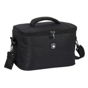Safta Mickey Bolsa Isotermica Porta Alimentos 9.2L - Cremallera - Asa Acolchada - Bandolera Ajustable - Repelente al Agua - Asa Superior - 290x180x190mm - Color Negro
