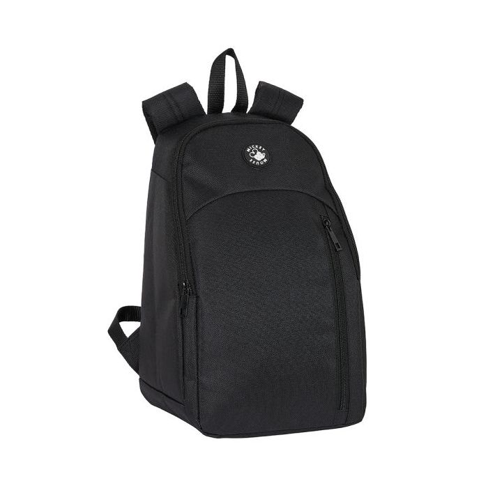 Safta Mickey Mochila - Isotermica - Cremallera Doble - Hombreras Acolchadas y Ergonomicas - Material Repelente al Agua - Asa Superior - 14.5L - 230x180x360mm - Color Negro