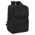Safta Real Madrid Premium Mochila para Portatil hasta 15.6" - Conector USB - Portabotellas - Bolsillos Frontales - Tirador Doble - Compatible con Maleta - 13.75L - 310x130x440mm - Color Negro