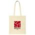Safta Sevilla FC Tote Bag Bolsa de Tela - Asas de Mano - 100% Algodon - Cierre con Clip - Facil Cuidado - 38x42cm - Color Beige