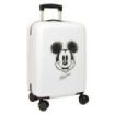 Safta Mickey Mouse Baby Maleta Trolley de Cabina 20” - 40.1L - Interior Organizado - Cierre con Candado - Ruedas Giratorias - Facil de Transportar - 345x200x550mm - Color Blanco