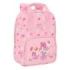 Safta Minnie Mouse Baby Mochila Infantil - Bolsillo Frontal - Tarjeta ID - Hombreras Acolchadas - Asa Forrada - 4.5L - 200x80x280mm - Color Rosa