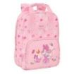 Safta Minnie Mouse Baby Mochila Infantil - Bolsillo Frontal - Tarjeta ID - Hombreras Acolchadas - Asa Forrada - 4.5L - 200x80x280mm - Color Rosa