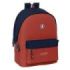 Safta el Pulpo Caldera Mochila para Portatil hasta 15.6" - Conector USB - Base Acolchada - Tirador Doble - Hombreras Ergonomicas - Asa Superior - 24.55L - 310x180x440mm - Color Rojo Oscuro