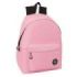 Safta Munich Teen Pink Mochila para Portatil hasta 14.1" - 17.3L - Ergonomico - Correas Ajustables - 310x130x430mm - Color Rosa