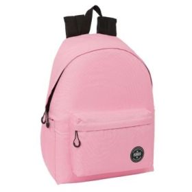 Safta Munich Teen Pink Mochila para Portatil hasta 14.1" - 17.3L - Ergonomico - Correas Ajustables - 310x130x430mm - Color Rosa