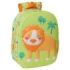 Safta Leon Mochila 3D - Portabotellas - Hombreras Acolchadas - Asa Superior - Ligero y Duradero - Color Verde Claro