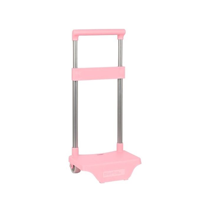 Safta Carro Portamochilas - Sujecion Universal - Material Resistente - Modelo Patentado - 20x170x675mm - Color Rosa