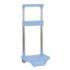 Safta Carro Portamochilas - Sujecion Universal - Asa Superior - Estructura en Acero Pintado - Ruedas de PVC Suaves - Medidas Plegado y Abierto - 26x10x34cm - Color Azul Claro