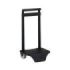Safta Carro Portamochilas - Sujecion Universal - Material Resistente - Ruedas de PVC - 22x10x27cm - Color Negro