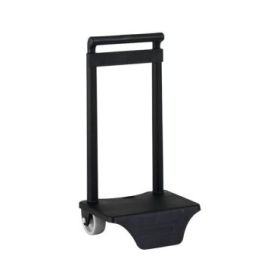 Safta Carro Portamochilas - Sujecion Universal - Material Resistente - Ruedas de PVC - 22x10x27cm - Color Negro