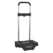 Safta Carro Portamochilas - Ruedas Silenciosas - Expandible - Facil Almacenamiento - Ideal para Viajes - 300x230x525mm - Color Negro