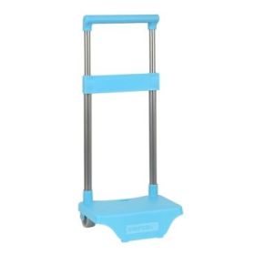 Safta Carro Portamochilas - Sujecion Universal - Material Resistente - Modelo Patentado - 26x10x34cm - Color Azul Claro