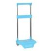 Safta Carro Portamochilas - Sujecion Universal - Material Resistente - Modelo Patentado - 26x10x34cm - Color Azul Claro