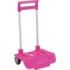Safta Carro Portamochilas - Ruedas Antivibracion - Plegable y Compacto - Sistema Antivuelco - Material Resistente - Modelo Patentado - 32x16x44cm - Color Rosa