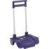 Safta Carro Portamochilas - Ruedas Antivibracion - Plegable y Compacto - Sistema Antivuelco - Material Resistente - Modelo Patentado - 32x16x44cm - Color Azul Marino