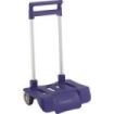 Safta Carro Portamochilas - Ruedas Antivibracion - Plegable y Compacto - Sistema Antivuelco - Material Resistente - Modelo Patentado - 32x16x44cm - Color Azul Marino