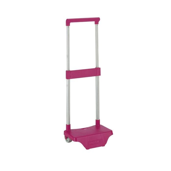 Safta Carro Portamochilas - Sujecion Universal - Material Resistente - Modelo Patentado - 26x10x34cm - Color Rojo Oscuro